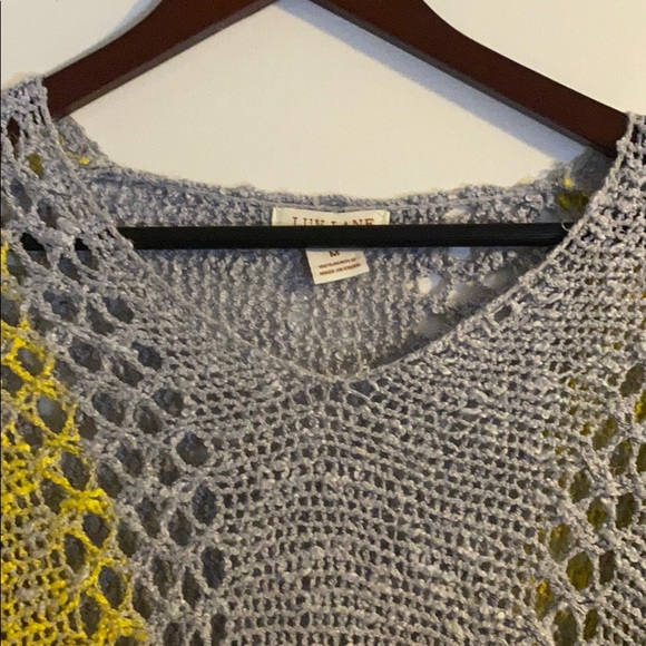 Distressed Knit Cropped Sweater - Picture 4 of 5